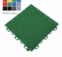 25x25cm Planare Doppelschichtige PP-Verbundbodenplatten Wasserdicht für Kindergarten Park Seniorenaktivitätsbereiche