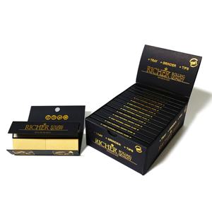 Offre Spéciale Kit de Feuilles à Rouler en Chanvre 4-en-1 Naturelles Non Blanchies à Combustion Lente avec Filtres et Grinder Vente en Gros - Product Image 5