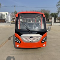 Bus Touristique Électrique Chinois à Batterie 8 à 14 Places pour Passagers, Véhicule de Ville, Navette Touristique, Mini Bus Électrique à Vendre