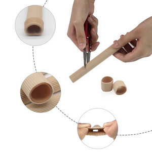 Ngón chân tách ống silicon gel tay áo Ngô Bảo vệ nylon đàn hồi vải ngón tay ngón chân ống bảo vệ tay áo búa miếng đệm - Product Image 6