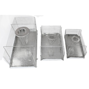 Piège à rats et souris à trou supérieur, piège à entonnoir jetable carré pour la lutte antiparasitaire avec colle, conçu pour <span class=keywords><strong>capturer</strong></span> les petits animaux, les souris et les taupes - Product Image 3