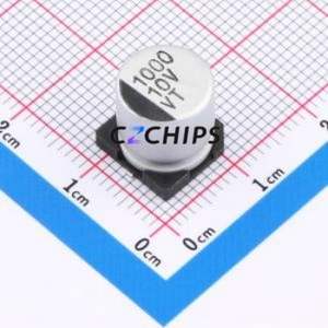 Condensador Electrolítico de Aluminio SMD RVT1A102M1010 1000UF 10V, D10xL10.2mm 20% 320mA-120Hz - Product Image 1