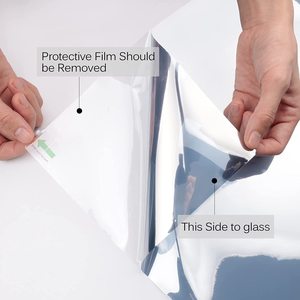<span class=keywords><strong>Film</strong></span> de protection solaire magnétique à effet miroir unidirectionnel, isolation thermique, blocage UV, pour fenêtres de bâtiments et de maisons - Product Image 5