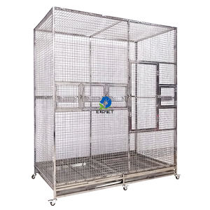 EUR PET en çok satan veteriner ekipmanları Pet yetiştiriciliği kuş kafesi ile 304 paslanmaz çelik papağan güvercin kafesi - Product Image 1