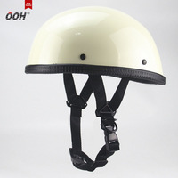 Casque de moto vintage ouvert OOH New XL ABS homologué DOT pour adultes hommes femmes