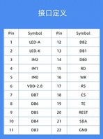 Modul LCD TFT 2 Inci 240X320 22pin Antarmuka MCU Layar LCD Warna HD IPS Panel Layar Sentuh Driver ST7789 Lampu Latar LED WSD