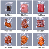Sacs sous vide pour congélateur, sacs en plastique transparent de qualité alimentaire, PE/PA composite, nylon co-extrudé, sac sous vide pour l'emballage alimentaire