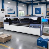 Imprimante numérique à jet d'encre à plat multi-passe avec chargeur automatique, machine d'impression de boîtes en carton multicolore CMYK haute vitesse