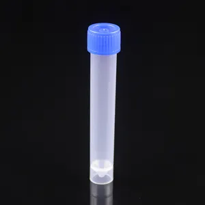 Ucuz tıbbi tek kullanımlık plastik laboratuvar kullanımı 10ml kriyovial tüp buzlu ölçeği