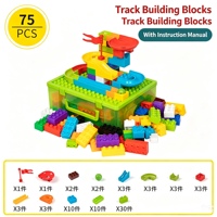 Ensemble de construction de maison de poupée DIY pour enfants, 58 pièces, jouet éducatif en plastique ABS de haute qualité, aire de jeux familiale, pour les enfants de 2 à 4 ans