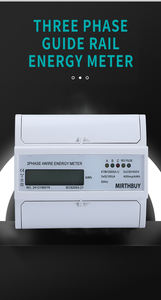 Compteur d'énergie numérique triphasé 380V sur rail DIN, mesure en kilowattheure, classe de précision 1.0, garantie 1 an - Product Image 6