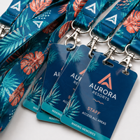 Cordons personnalisés en polyester par sublimation avec mousqueton pour porte-badge d'identification – Idéal pour les fournisseurs, événements et personnel