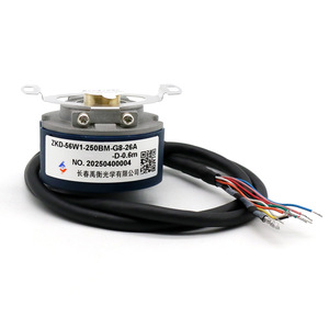 Encodeur optique Yuheng ZKD-56W1-250BM-G8-26A-D-0.6m à montage sur bride pour système servo, machine CNC, ascenseur - Product Image 1