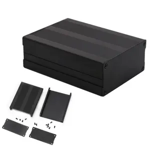 Caja de aluminio Pcb para montaje en pared, caja electrónica personalizada de extrusión de aluminio