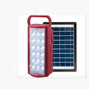 Teyoza Đèn xách tay năng lượng mặt trời hệ thống điện sạc Led cắm trại ánh sáng đèn lồng với bóng đèn LED đầu ra