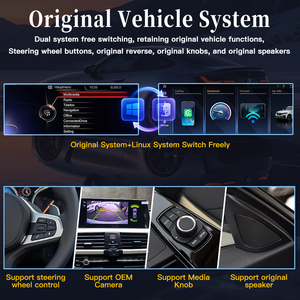 Autoradio Android STWEI 8,8 pouces pour BMW E60 E61 2003-2009 système CCC, CarPlay sans fil, navigation GPS, 6+64 Go - Product Image 4