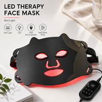 Appareil de luminothérapie infrarouge rouge portable AisQueen pour le visage, masque en silicone avec chauffage thérapeutique pour usage domestique
