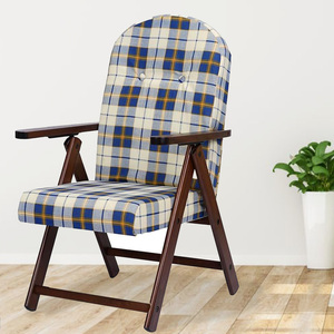 Fauteuil Campania avec dossier inclinable à 4 positions, structure en bois de hêtre avec accoudoirs, 60x67x106 cm, mobilier de jardin - Product Image 6