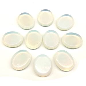 Piedra Natural de Forma Ovalada, Piedra para Aliviar el Estrés, Plana por Ambos Lados, 25*30mm, Piedra de Masaje para Pulgar y Dedos - Product Image 4