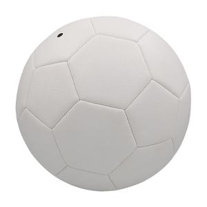 Jual Obral Bola Sepak Bola Dasar Polos Putih Logo Kustom Mesin Jahit Sepak Bola Kelas Atas 4 5 PU PVC TPU Soccerball - Product Image 1