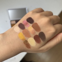 Palette de fards à paupières métalliques lumineux professionnels - Poudre scintillante pour peaux claires et foncées