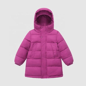 Veste d'hiver pour enfants en <span class=keywords><strong>duvet</strong></span> épais de couleur unie avec logo personnalisable, coupe-vent <span class=keywords><strong>et</strong></span> protection contre le froid, adaptée aux vêtements de rue pour garçons en plein air - Product Image 6
