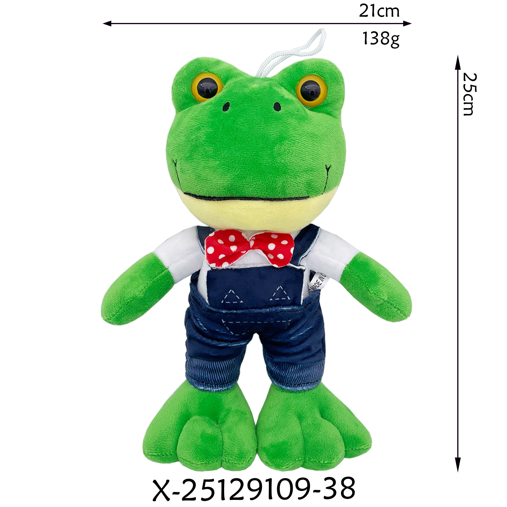 Grenouille (avec yeux en plastique, ne peut pas être pressée)