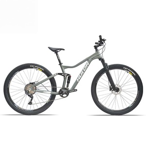 Bicicleta de Montaña <span class=keywords><strong>MTB</strong></span> de Aluminio con Suspensión Completa, 27.5/29 Pulgadas, 10 Velocidades, Eje Pasante M4100, Frenos de Disco Hidráulicos, Cómoda, Ligera, Todoterreno - Product Image 1