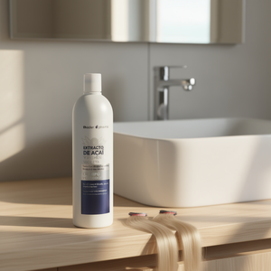 Shampoo illuminateur Thader Pharma avec extrait d'açaï et pigment violet pour cheveux blonds, gris ou méchés - Product Image 3