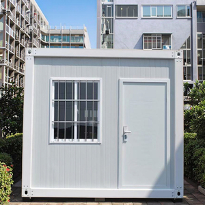 Casa Contenedor Rectangular Transpirable de Dos Pisos de 20 pies, Fabricada con Paneles Sándwich de Acero Modular, Villa Moderna Prefabricada, Oficina/Dormitorio/Habitación - Product Image 5