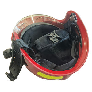 Nouveauté <span class=keywords><strong>Casque</strong></span> <span class=keywords><strong>de</strong></span> pompier Ayon Premium <span class=keywords><strong>avec</strong></span> suspension à glissière <span class=keywords><strong>intégrée</strong></span>, double <span class=keywords><strong>visière</strong></span> et bande réfléchissante pour pompier - Product Image 4