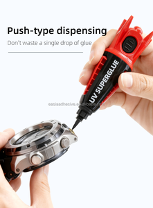 ZYx Guoelephant Super Glue 3g Instant <b>Adhesive</b> Tube Red Gel for Transportation & <b>Construction</b> Plastic/Rubber Metal Bonding - Product Image 3