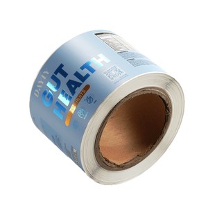 Autocollant en PVC imperméable personnalisé avec feuille d'argent pour les produits de santé, suppléments vitaminiques, étiquette chromée pour l'emballage des flacons de médicaments - Product Image 6