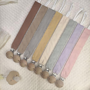 Vente en gros de attache-tétine personnalisée en tissu coton pour garçon et fille pour bébé - Product Image 4