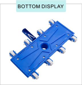 Cabezal de vacío para piscina enterrada y sobre suelo personalizado con ruedas Piscina flexible - Product Image 3