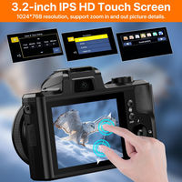 Cámara Digital sin Espejo 5K con Zoom Óptico 5x, Compacta y Portátil para TikTok, Vlogging y Fotografía, Compatible con Personalización OEM