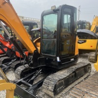 Oferta Especial: Miniexcavadora Compacta Usada SANY SY55U de 5T, Excavadora Hidráulica de Orugas con Cucharón Reforzado