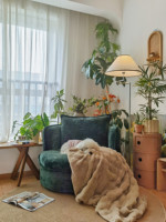 Fauteuil pivotant rond en tissu moderne pour hôtel, maison, villa, salon, extérieur et salle de sport