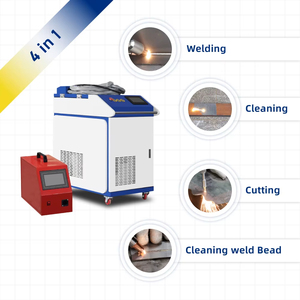 Machine de soudage au laser à fibre mini 4-en-1, état neuf, laser 3-en-1, refroidissement par eau, 1500-3000W - Product Image 1