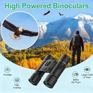 <span class=keywords><strong>Jumelles</strong></span> compactes HD haute puissance 10x25, de qualité supérieure, pliables et portables, équipement de chasse en plein air, télescope - Product Image 2