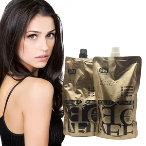 Vente en gros chaude qualité de salon 100% couverture crème de couleur de cheveux gris couleur de cheveux permanente professionnelle utilisation quotidienne 400ml * 2