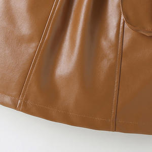 <span class=keywords><strong>Jupe</strong></span> en <span class=keywords><strong>cuir</strong></span> pour bébé fille de 2 à 7 ans, <span class=keywords><strong>jupe</strong></span> courte moulante en PU avec sac à main M3245 - Product Image 3