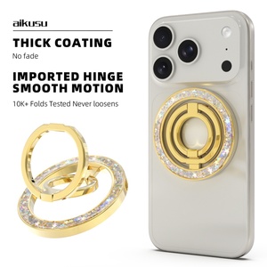 Aikusu Custom Portable Waterproof Cute Grip Cell Cellphone <b>Mobile</b> Stand Magnetic <b>Phone</b> <b>Holder</b> - Product Image 5