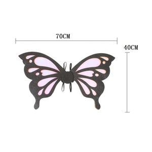 Nouvelles Ailes d'Ange et de Papillon Brodé de Fleurs 2026 pour Enfants - Accessoires de Déguisement pour Fêtes de Noël, Diwali, Ramadan et Spectacles - Product Image 5