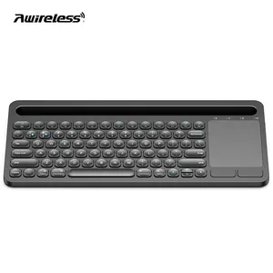 Tam boyutu azerty tablet fransız/İsveç kore İsveççe tay akıllı tv kablosuz bluetooth klavye ile çok-dokunmatik touchpad
