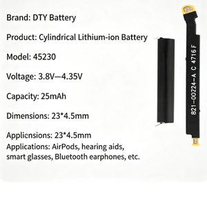 Batería de Repuesto Nueva 45230-25mAh 4.35V para <span class=keywords><strong>AirPods</strong></span> de 1ª y 2ª Generación, Estuche de Carga Bluetooth - Product Image 4