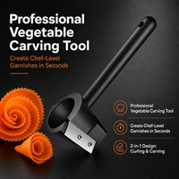Multifunctionele spiraalvormige bloemvormer komkommer-wortelsnijder spiraalsnijder decoratieve groentesnijder keuken gadget tool