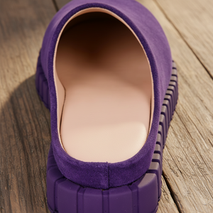 Mules de Gamuza Khumalo, Calzado Étnico Hecho a Mano, Venta al por Mayor para Minoristas - Product Image 1