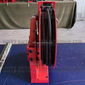 Enrouleur de Tuyau Industriel Rétractable WILLEST à Double Bras Haute Pression HRO8036-R3/8" avec Retour à Ressort et Support de Rangement - Product Image 5