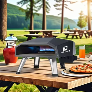 Precio de fábrica, <span class=keywords><strong>horno</strong></span> de pizza de gas portátil comercial de 12 pulgadas, tostadora al aire libre, el mejor <span class=keywords><strong>horno</strong></span> de pizza de barbacoa de gas con certificación CE - Product Image 5